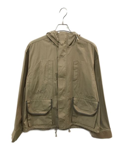 Name.（ネーム）Name. (ネーム) 40/1 COTTON RIPSTOP HOODED SHIRTS ベージュ サイズ:1の古着・服飾アイテム