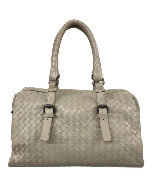 BOTTEGA VENETA（ボッテガベネタ）BOTTEGA VENETA (ボッテガベネタ) プリュッセ イントレチャートハンドバッグ グレー サイズ:不明の古着・服飾アイテム