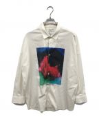 SHAREEFシャリーフ）の古着「PAINT L/S SHIRTS」｜ホワイト