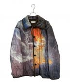 TAAKKターク）の古着「PAINTED VELVET BATTING BLOUSON」｜マルチカラー