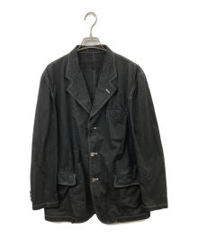 COMME des GARCONS HOMME（コムデギャルソン オム）の古着「製品染めステッチジャケット」｜ブラック