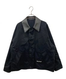 Barbour×Adam et Rope（バブアー×アダム エ ロペ）の古着「別注TRANSPORT 3レイヤー リバーシブル ブルゾン」｜ブラック