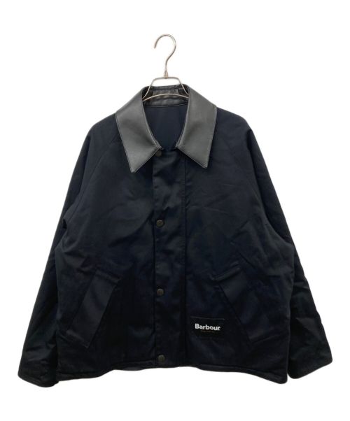 Barbour（バブアー）Barbour (バブアー) Adam et Rope (アダム エ ロペ) 別注TRANSPORT 3レイヤー リバーシブル ブルゾン ブラック サイズ:38の古着・服飾アイテム