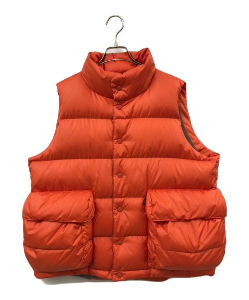 DAIWA PIER39（ダイワ ピア39）DAIWA PIER39 (ダイワ ピア39) TECH BACK PACKER DOWN VEST オレンジ サイズ:FREEの古着・服飾アイテム