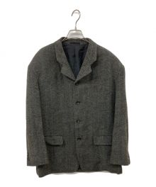 COMME des GARCONS HOMME PLUS（コムデギャルソンオムプリュス）の古着「4Bツイードジャケット」｜カーキ