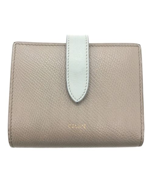 CELINE（セリーヌ）CELINE (セリーヌ) スモールストラップウォレット エッセンシャル グレージュ サイズ:不明の古着・服飾アイテム