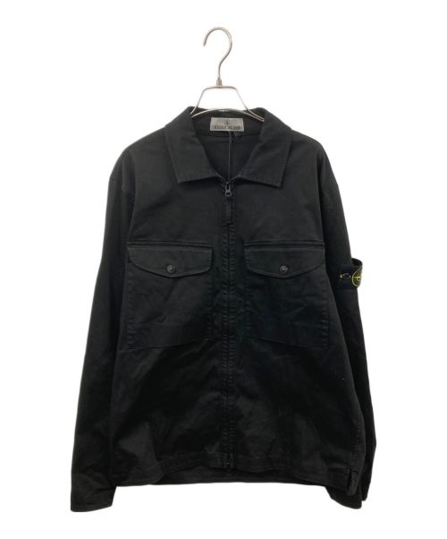 STONE ISLAND（ストーンアイランド）STONE ISLAND (ストーンアイランド) シャツジャケット ブラック サイズ:Lの古着・服飾アイテム