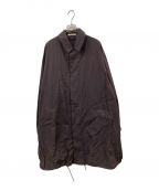 AURALEEオーラリー）の古着「CHAMBRAY BIG SOUTIEN COAT」｜ブラウン