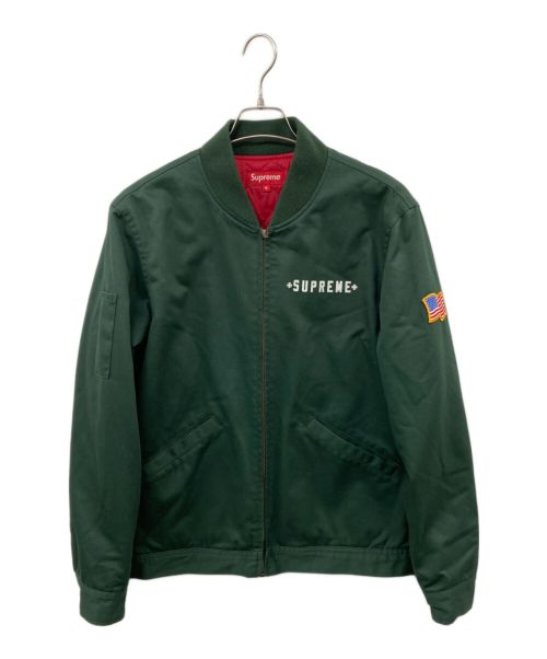 SUPREME（シュプリーム）SUPREME (シュプリーム) INDEPENDENT WORK JACKET グリーン サイズ:Mの古着・服飾アイテム