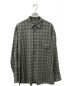 AURALEE（オーラリー）の古着「SUPER LIGHT WOOL CHECK SHIRTS」｜グレー