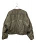 PROJECT G/R (プロジェクト ジーアール) RECONSTRUCTED BOMBER JACKET オリーブ サイズ:M 未使用品：35000円