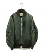 sacaiサカイ）の古着「MA-1 docking 2B jacket」｜カーキ