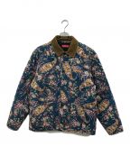 SUPREMEシュプリーム）の古着「QUILTED PAISLEY JACKET」｜ネイビー