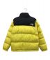 THE NORTH FACE (ザ ノース フェイス) ダウンジャケット イエロー×ブラック サイズ:XL：18000円