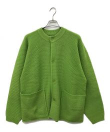 HOMME PLISSE ISSEY MIYAKE（オムプリッセ イッセイ ミヤケ）の古着「RUSTIC KNIT」｜グリーン