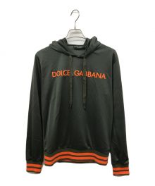 DOLCE & GABBANA（ドルチェ＆ガッバーナ）の古着「ロゴーパーカー」｜オリーブ