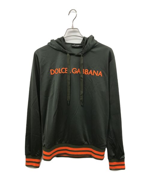 DOLCE & GABBANA（ドルチェ＆ガッバーナ）DOLCE & GABBANA (ドルチェ＆ガッバーナ) ロゴーパーカー オリーブ サイズ:44の古着・服飾アイテム