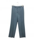 AURALEEオーラリー）の古着「HARD TWIST WOOL DOBBY SLACKS」｜ブルー