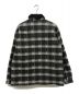 SUPREME (シュプリーム) Faux Fur Flannel Shirt ブラック×ホワイト サイズ:XL：14000円