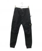 STONE ISLANDストーンアイランド）の古着「Stretch cotton cargo trousers」｜ブラック