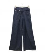 JOHN LAWRENCE SULLIVANジョン ローレンス サリバン）の古着「Washed denim super wide pants」｜インディゴ