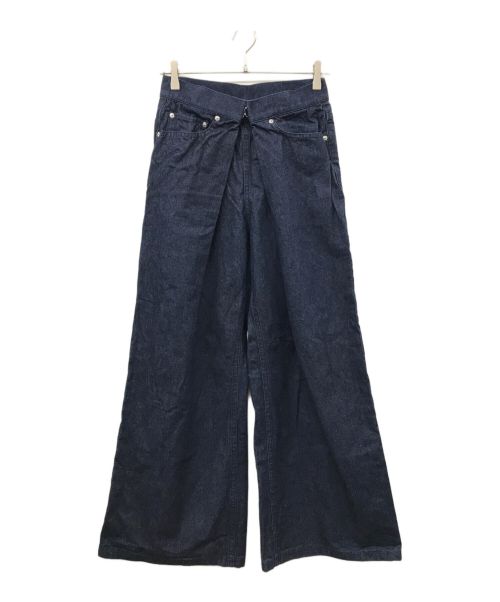 JOHN LAWRENCE SULLIVAN（ジョン ローレンス サリバン）JOHN LAWRENCE SULLIVAN (ジョン ローレンス サリバン) Washed denim super wide pants インディゴ サイズ:Mの古着・服飾アイテム