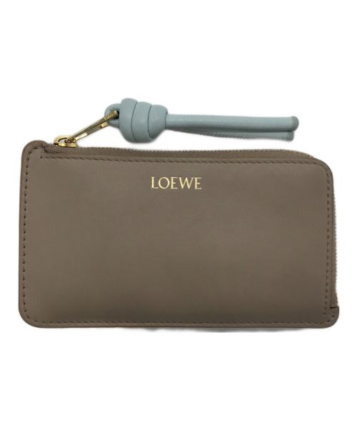 LOEWE（ロエベ）LOEWE (ロエベ) ノット コインカードホルダー ブラウン サイズ:不明の古着・服飾アイテム