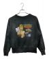 BEAMS（ビームス）の古着「23SS DAMEGE FLOCK Y PRINT CREWNECK SWEAT」｜グレー