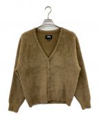 stussyステューシー）の古着「SHAGGY CARDIGAN」｜ブラウン