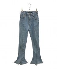 Y. PROJECT (ワイプロジェクト) TRUMPET SLIM JEANS インディゴ サイズ:36