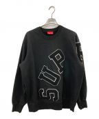 SUPREMEシュプリーム）の古着「Big Arc Crewneck」｜ブラック