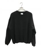 KAJAカジャ）の古着「HEAVY FLEECE PULL OVER SWEAT」｜ブラック