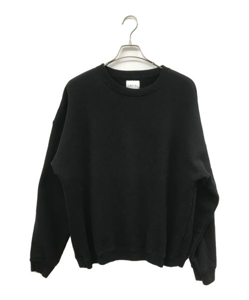 KAJA（カジャ）KAJA (カジャ) HEAVY FLEECE PULL OVER SWEAT ブラック サイズ:2の古着・服飾アイテム