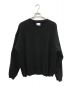 KAJA（カジャ）の古着「HEAVY FLEECE PULL OVER SWEAT」｜ブラック