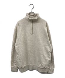 OVY（オヴィー）の古着「Half Zip French Terry Relax Sweat」｜アイボリー