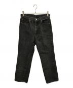 KAPTAIN SUNSHINEキャプテンサンシャイン）の古着「Skate Shoecut Denim Pants」｜ブラック