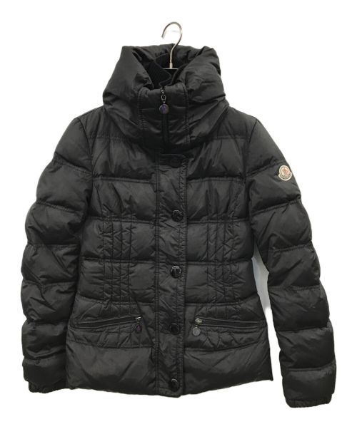 MONCLER（モンクレール）MONCLER (モンクレール) VOSGESボリュームカラー ダウンジャケット ブラックの古着・服飾アイテム