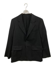 MARKWARE（マーカウェア）の古着「2/72 ORGANIC WOOL SERGE STEVENS JACKET」｜ブラック