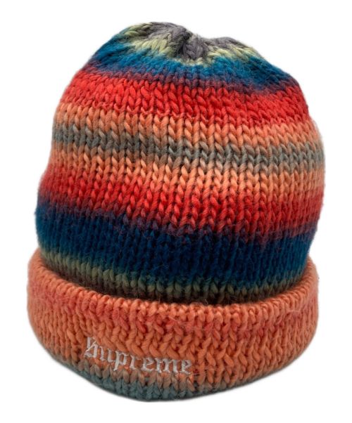 SUPREME（シュプリーム）Supreme (シュプリーム) Ombre Stripe Beanie マルチカラーの古着・服飾アイテム