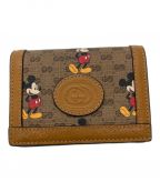 GUCCI×DISNEYグッチ×ディズニー）の古着「コンパクトウォレット」｜ベージュ