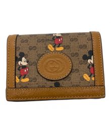 GUCCI×DISNEY（グッチ×ディズニー）の古着「コンパクトウォレット」｜ベージュ