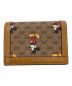 GUCCI (グッチ) DISNEY (ディズニー) コンパクトウォレット ベージュ：20000円