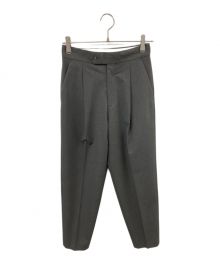 HYKE（ハイク）の古着「Ｐ／Ｒ ＳＴＲＥＴＣＨ ＴＡＰＥＲＥＤ ＰＡＮＴＳ」｜グレー