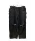 PROJECT G/R (プロジェクト ジーアール) TWO FACED DENIM PANTS / BLK ブラック サイズ:M：18000円