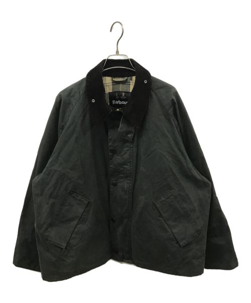 Barbour（バブアー）Barbour (バブアー) ワックス コットン ショート ブルゾン グリーン サイズ:38の古着・服飾アイテム