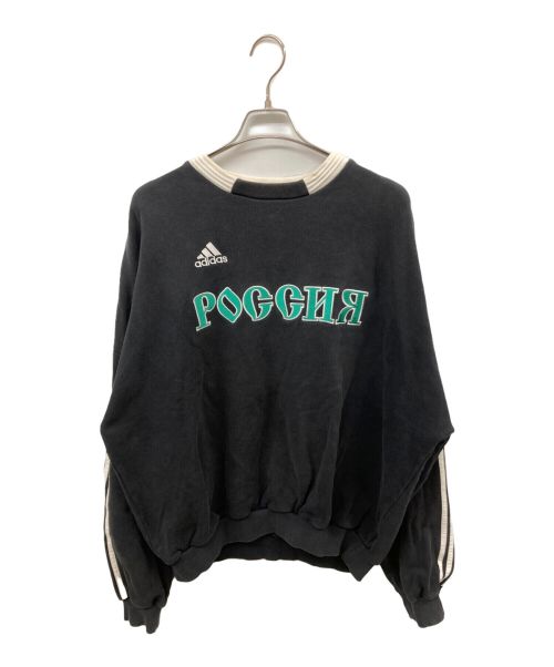 adidas（アディダス）adidas (アディダス) Gosha Rubchinskiy (ゴーシャラブチンスキー) SWEAT TOP ブラック サイズ:Mの古着・服飾アイテム