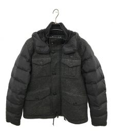 MONCLER（モンクレール）の古着「HONORAT GIUBBOTTOダウンジャケット」｜ブラック×グレー