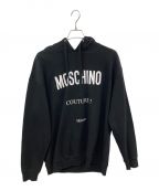 MASCULOマスキュロ）の古着「Couture! print hoodie」｜ブラック