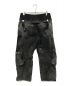 Omar Afridi (オマールアフリディ) 24SS Totem Cargo Trousers Powder Discharged Denim ブラック サイズ:46：36000円