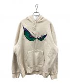 SUPREMEシュプリーム）の古着「Eyes Hooded Sweatshirt」｜ベージュ